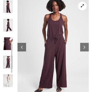 VEUC Athleta Revive Jumpsuit sz 4 Agate